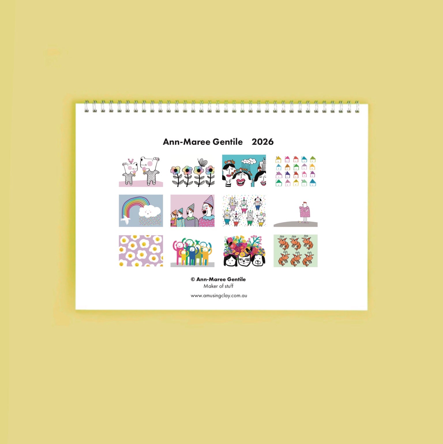 A4 Calendar 2026 (pick up from Ann-Maree)