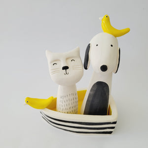 Cat and Dog Boat